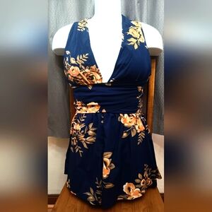 Wrap around shorts with attached top